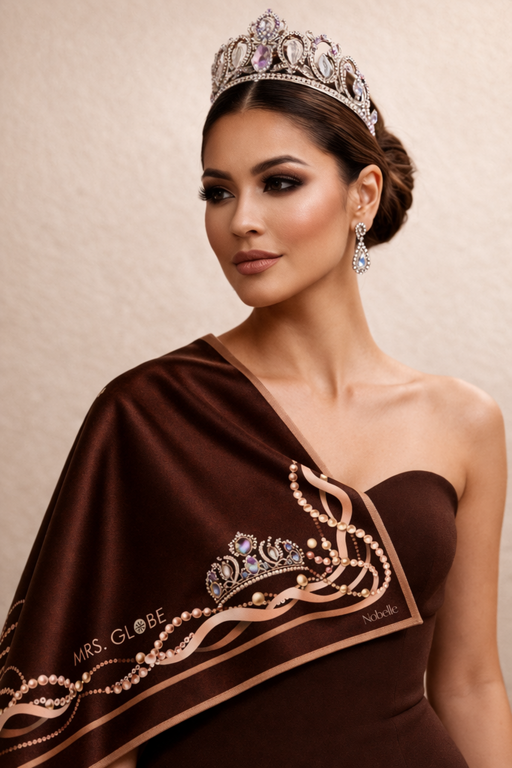 Queen Legacy Scarf – Mrs. Globe Anniversary Edition